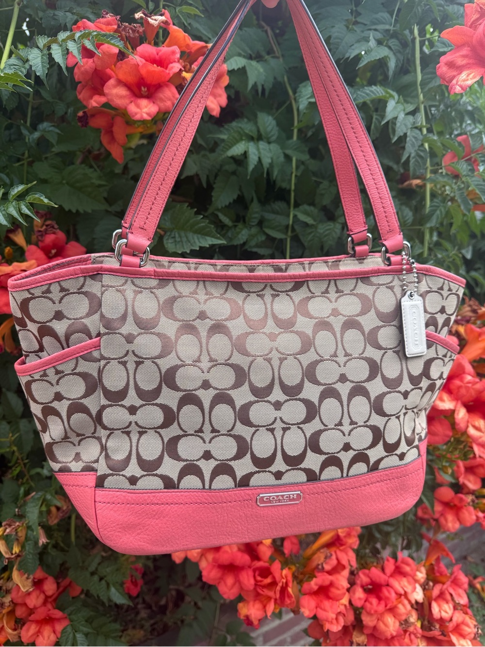 Coach Park Signature Tote Bag